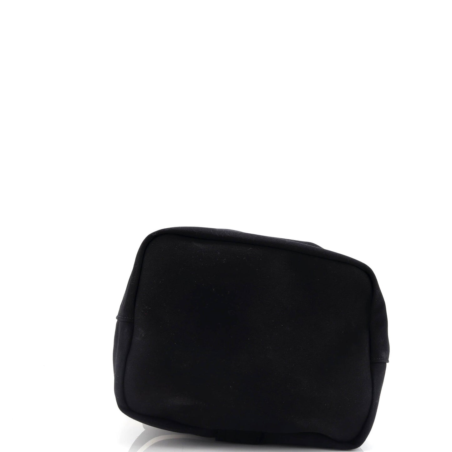 Saint Laurent Rive Gauche Drawstring Sling Bag Embroidered Canvas