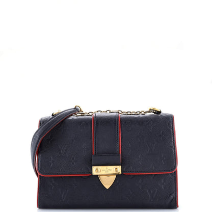 Louis Vuitton Saint Sulpice Handbag Monogram Empreinte Leather Pm