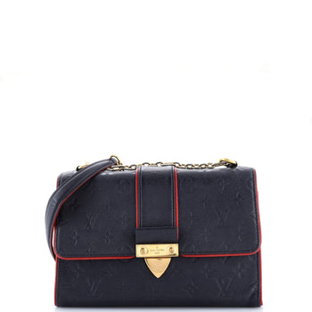 Louis Vuitton Saint Sulpice Handbag Monogram Empreinte Leather Pm