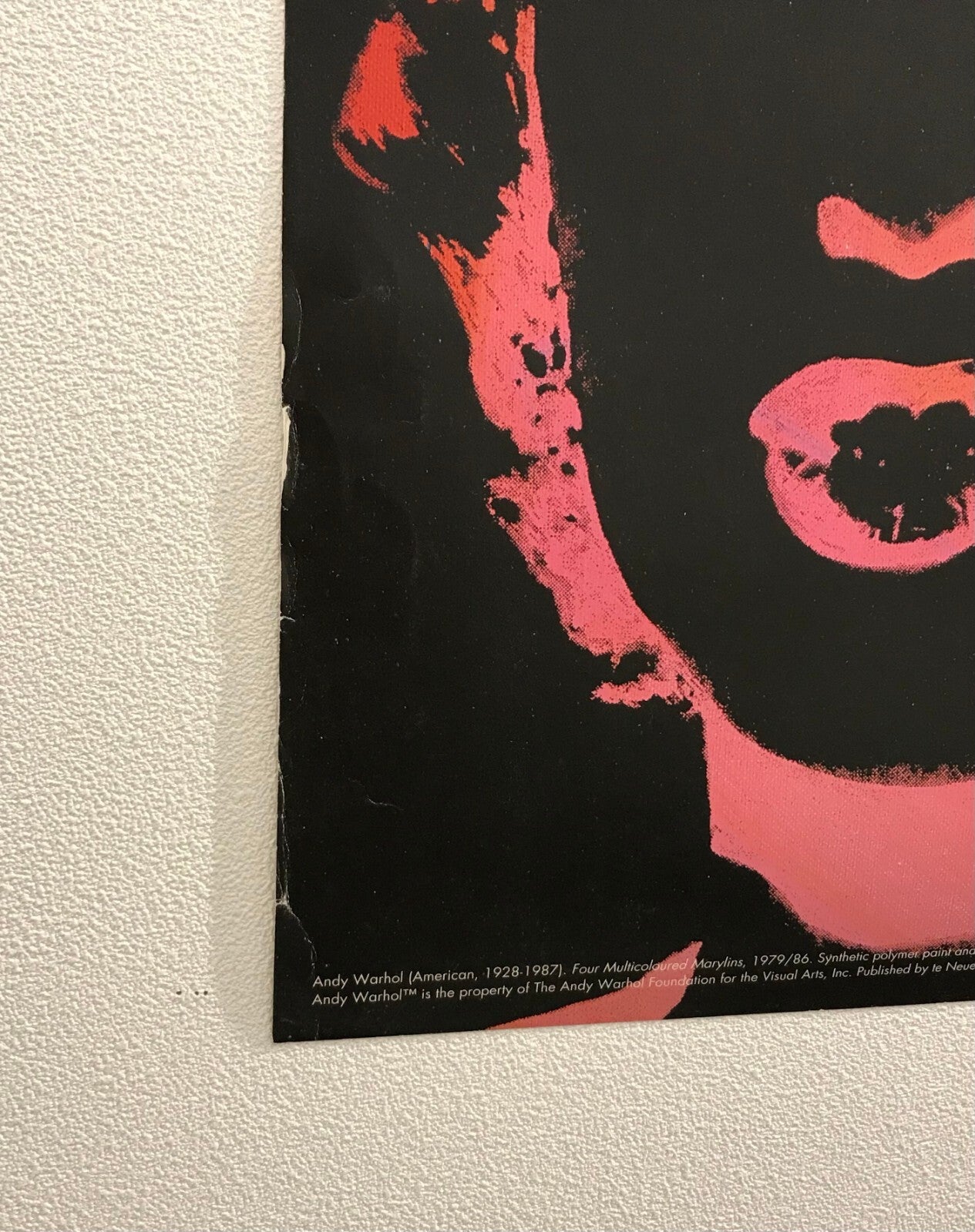 1993 Andy Warhol Montreal Museum of Fine Arts Exhibition Poster 4 Marilyns