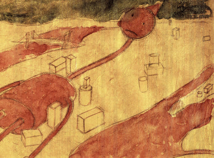 Tom Otterness Nine-Eleven Signed " Offset Lithograph