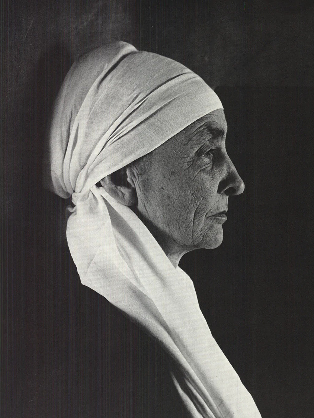 Photography PHILIPPE HALSMAN Georgian O'Keeffe 26" x 20" Offset Lithograph 1981