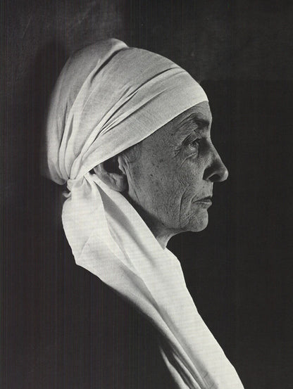 Photography PHILIPPE HALSMAN Georgian O'Keeffe 26" x 20" Offset Lithograph 1981