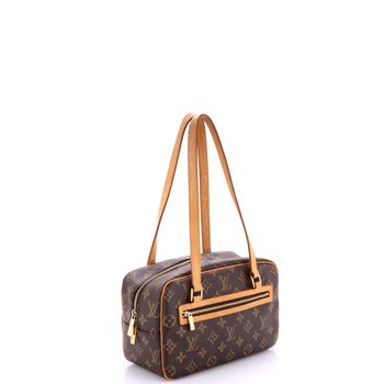 Louis Vuitton Cite Handbag Monogram Canvas Mm