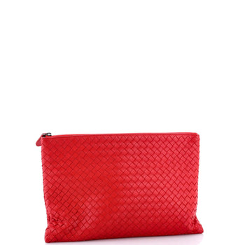 Bottega Veneta Zip Pouch Intrecciato Nappa Large