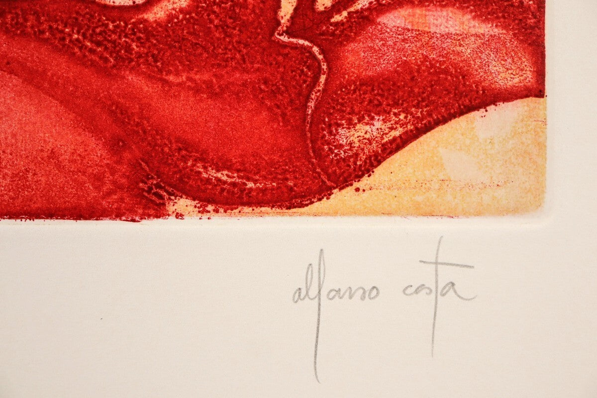 Alfonso Costa (Spain) Homage To Gaudi 1983 Original Etching Signed & Numbered