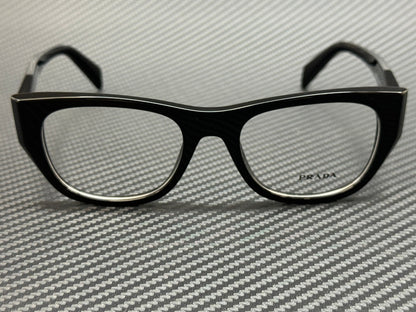 PRADA PR A18V 16K1O1 Black Women's 50 mm Eyeglasses