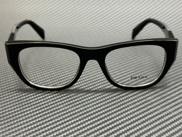 PRADA PR A18V 16K1O1 Black Women's 50 mm Eyeglasses