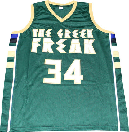 Giannis Antetokounmpo Autographed Milwaukee Bucks Jersey (Jsa)