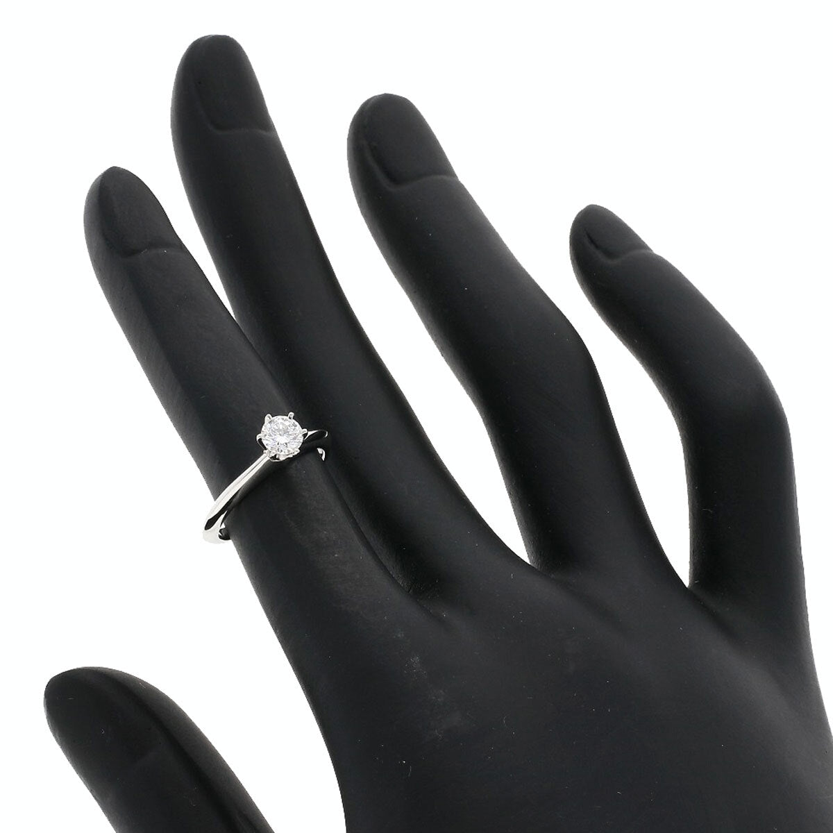 TIFFANY&Co.   Ring Solitaire Diamond Knife Edge