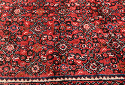 Vintage Red Floral Oriental Runner Rug Kitchen