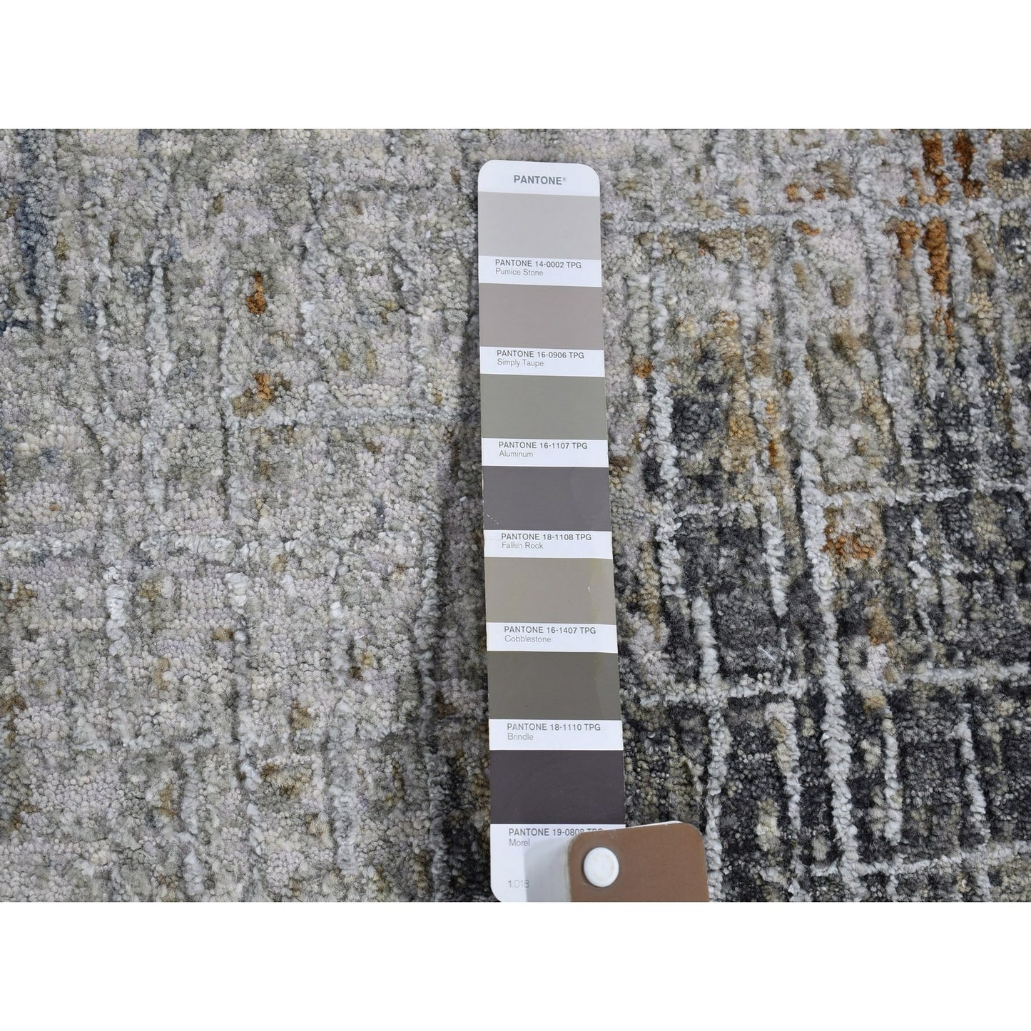 2'6"X4'1" Wool Denser Weave Hand Knotted Abstract Design Rug