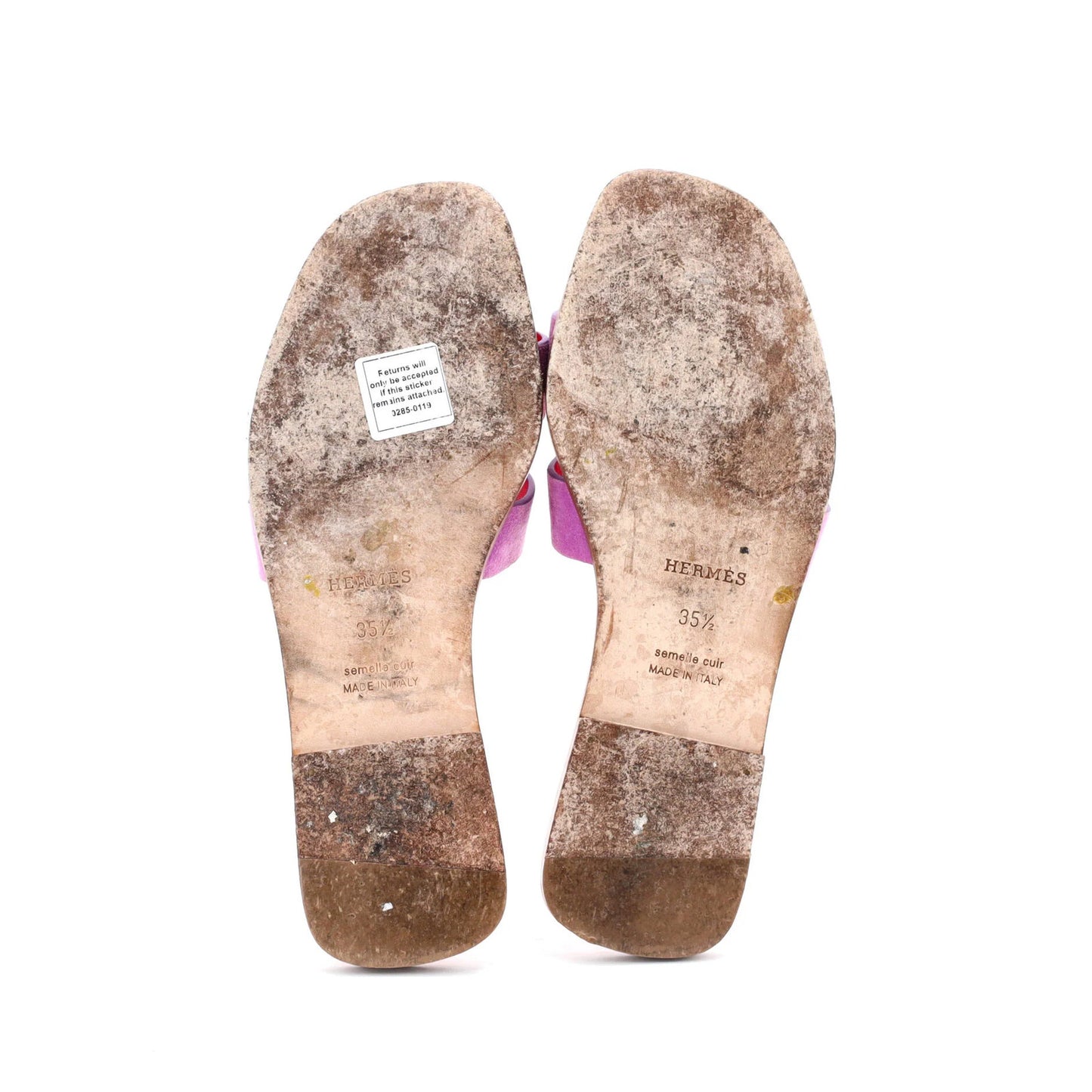 Hermes Women'S Oran Sandals Suede