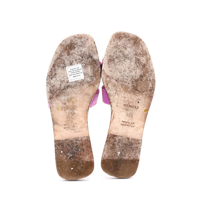 Hermes Women'S Oran Sandals Suede