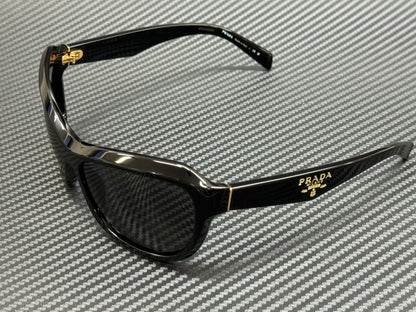 PRADA PR A27S 16K5S0 Black Grey Unisex 62 mm