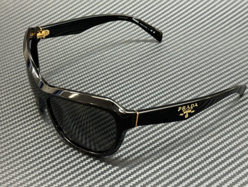 PRADA PR A27S 16K5S0 Black Grey Unisex 62 mm
