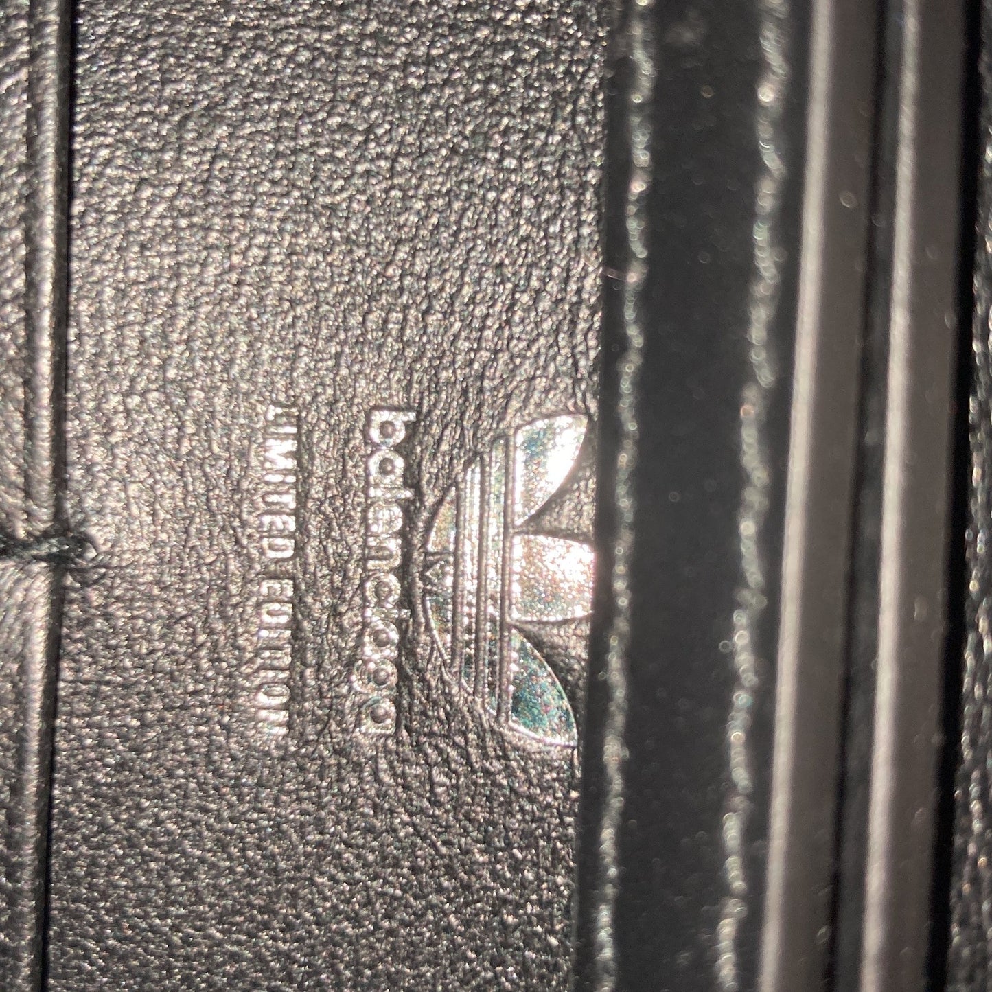 Balenciaga X Adidas Hourglass Chain Wallet Leather