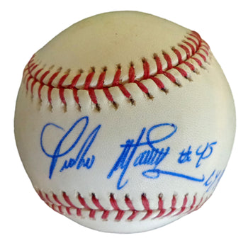 Pedro Martinez Hof Autographed/Inscribed Oml