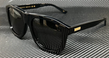 Gucci Gg1316S 001 Black Dark Grey Men'S 54 Mm