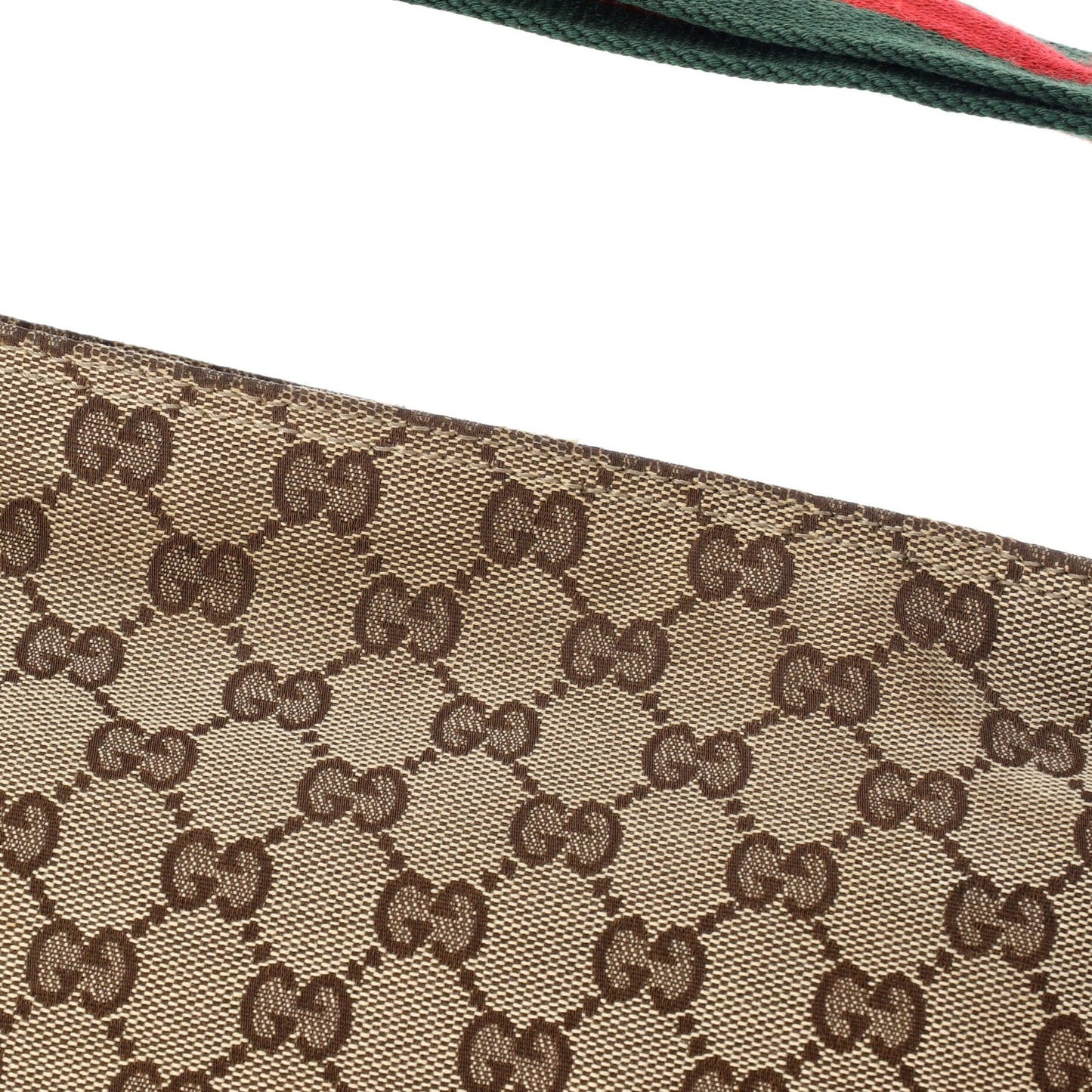 Gucci Front Pocket Web Messenger Gg Canvas Medium