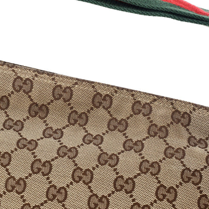 Gucci Front Pocket Web Messenger Gg Canvas Medium