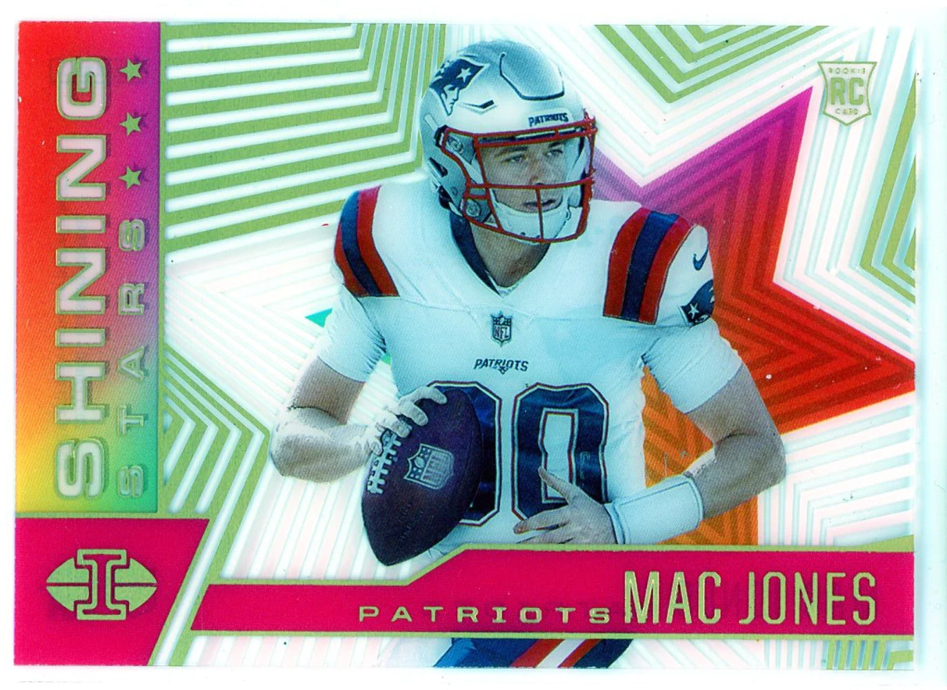 Mac Jones 2021 Panini Illusions Shining Stars Rookie Card #Ss-16
