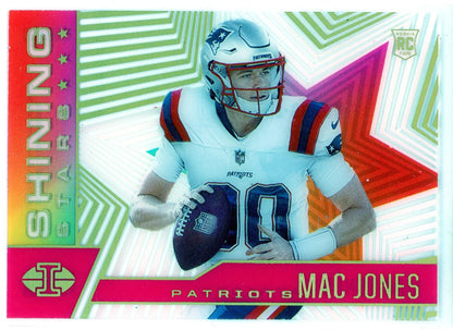 Mac Jones 2021 Panini Illusions Shining Stars Rookie Card #Ss-16