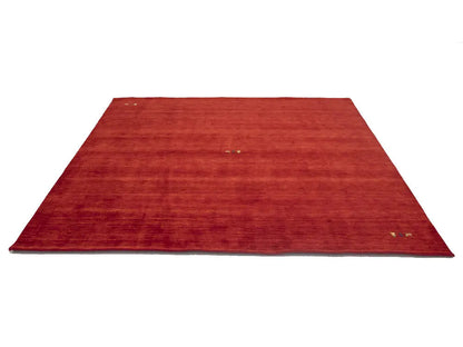 Cherry Red Gabbeh Modern Rug Tribal Square