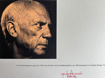 Pablo Picasso - (Lithograph Signed Coa) Numbered In Pencil Limited