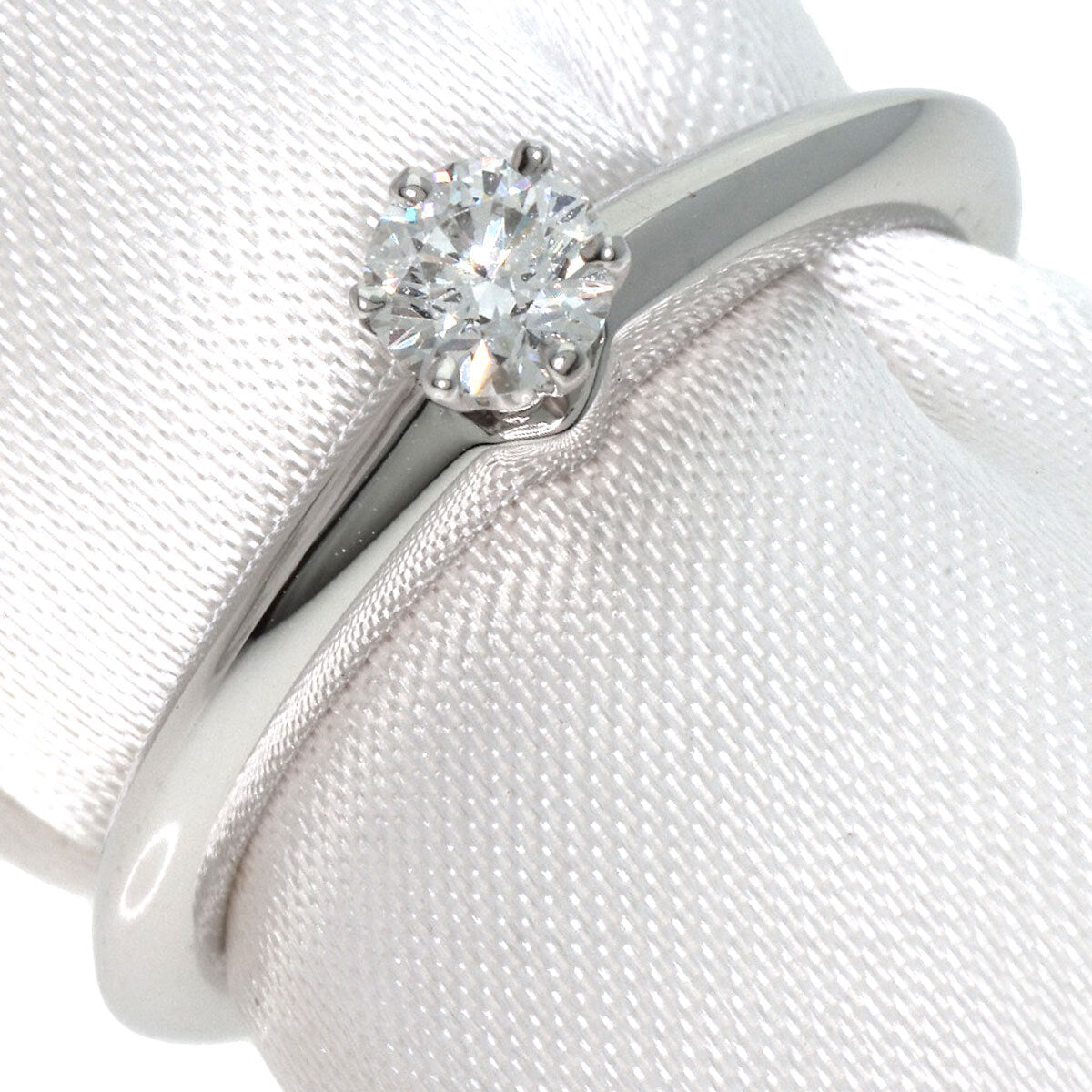 TIFFANY&Co.   Ring Solitaire Knife Edge 1P