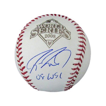 Jayson Werth Signed/Inscr 2008 World Series Baseball Phillies Hunt Holo 190083