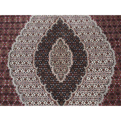 10'X16' Barn Red Tebraz Mahi 100% Wool Hand Knotted Oversized Rug