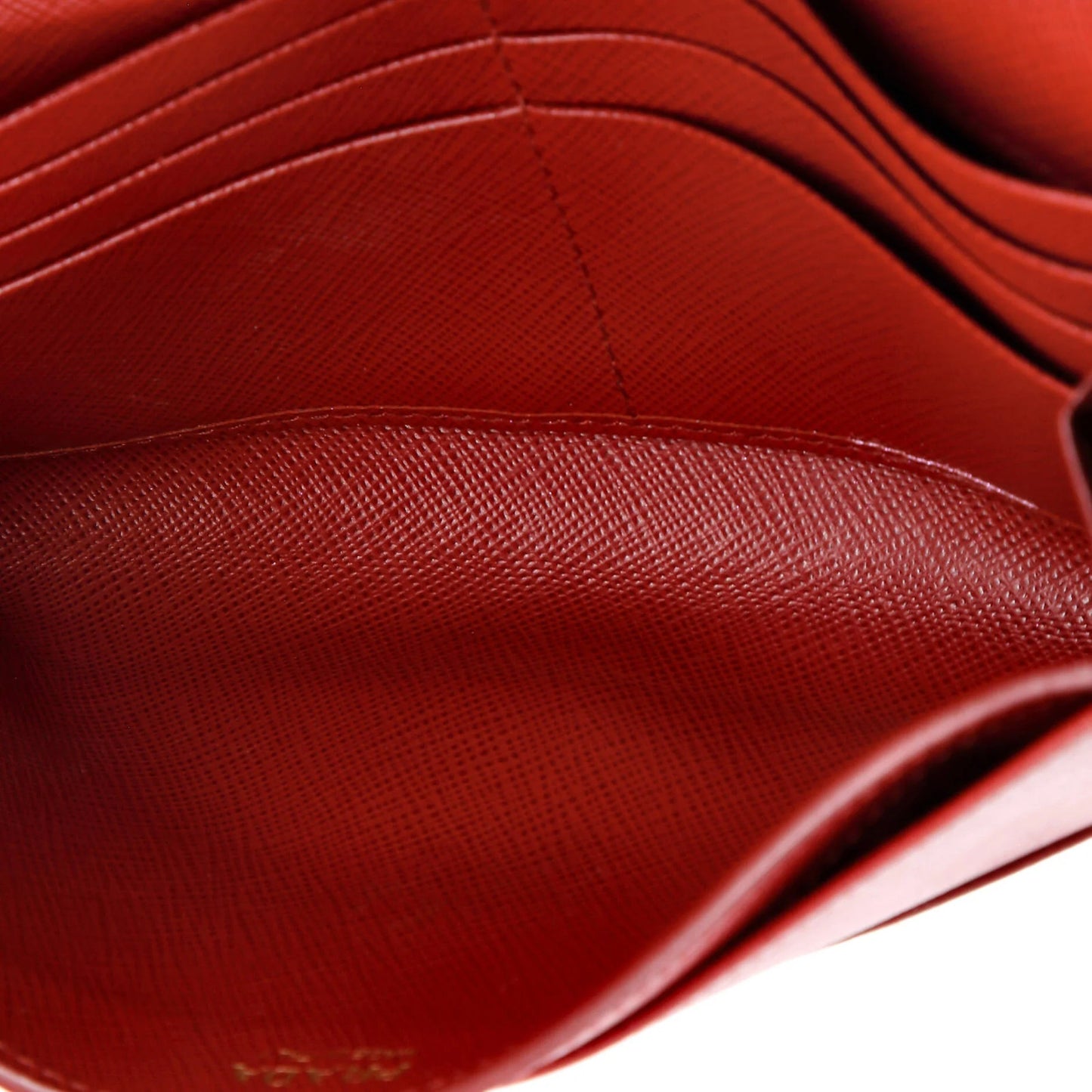 Prada Envelope Wallet On Chain Saffiano Leather