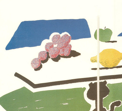 David Hockney Apple Grapes Lemon On A Table " Poster Pop Art Mu
