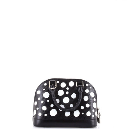 Louis Vuitton Alma Handbag Yayoi Kusama Infinity Dots Epi Leather Bb