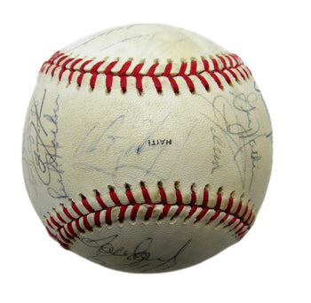 1987 Cardinals Autographed By 25 Rawlings World
