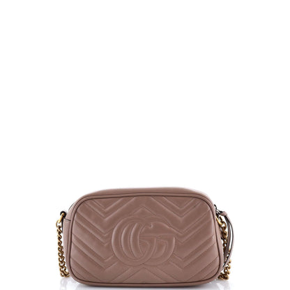 Gucci Gg Marmont Shoulder Bag Matelasse Leather Small