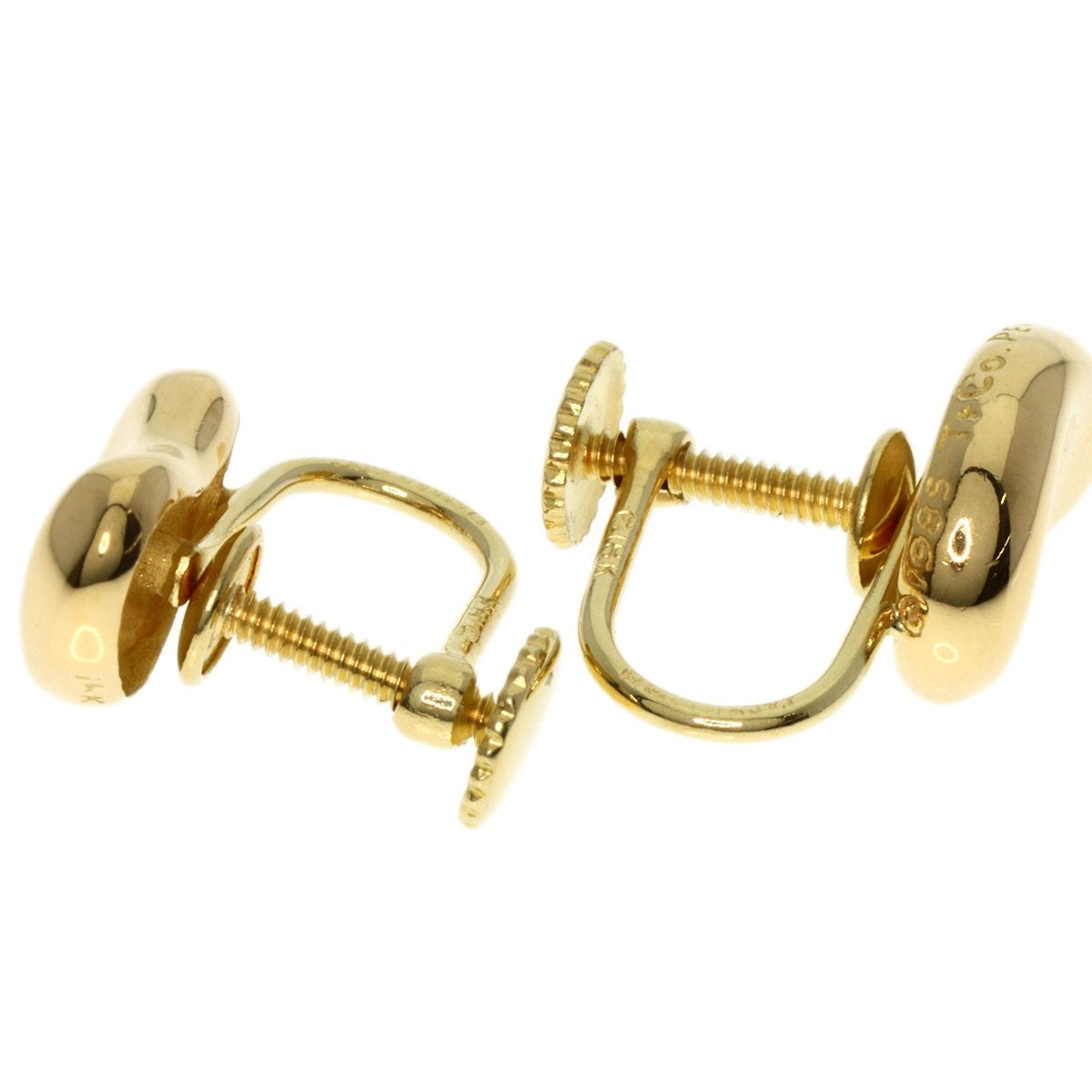Tiffany&Co. Bean Earring K18 Yellow Gold Ladies []