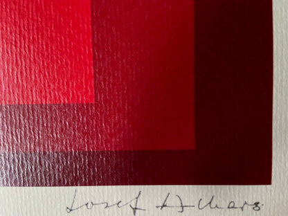 Josef Albers Lithograph Certified Numbered By Hand Signed (Joan.Mir)