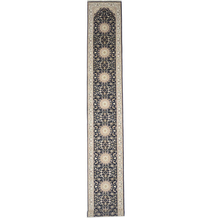 3X18 Floral Oriental Hallway Decor Wool Carpet