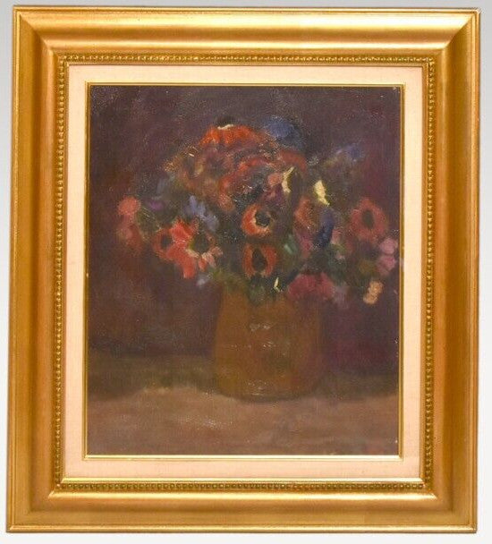 Georges Feher Miskolc, Hungary Original Painting Oil on Canvas Signed Framed