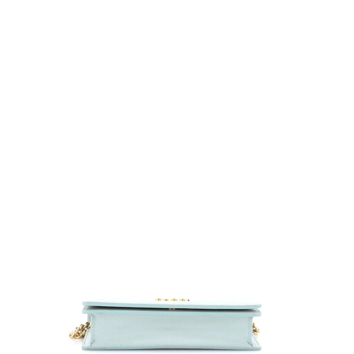 Gucci Script Logo Chain Wallet Leather Small