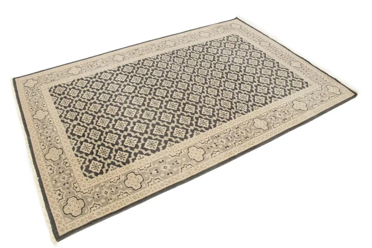 5'7X8'4 Ft Handmade Transitional Oriental Rug