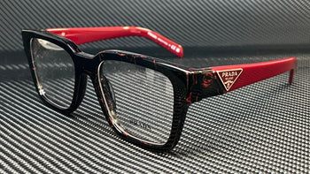PRADA PR 08ZV 11F1O1 Black Marble Men's 54 mm