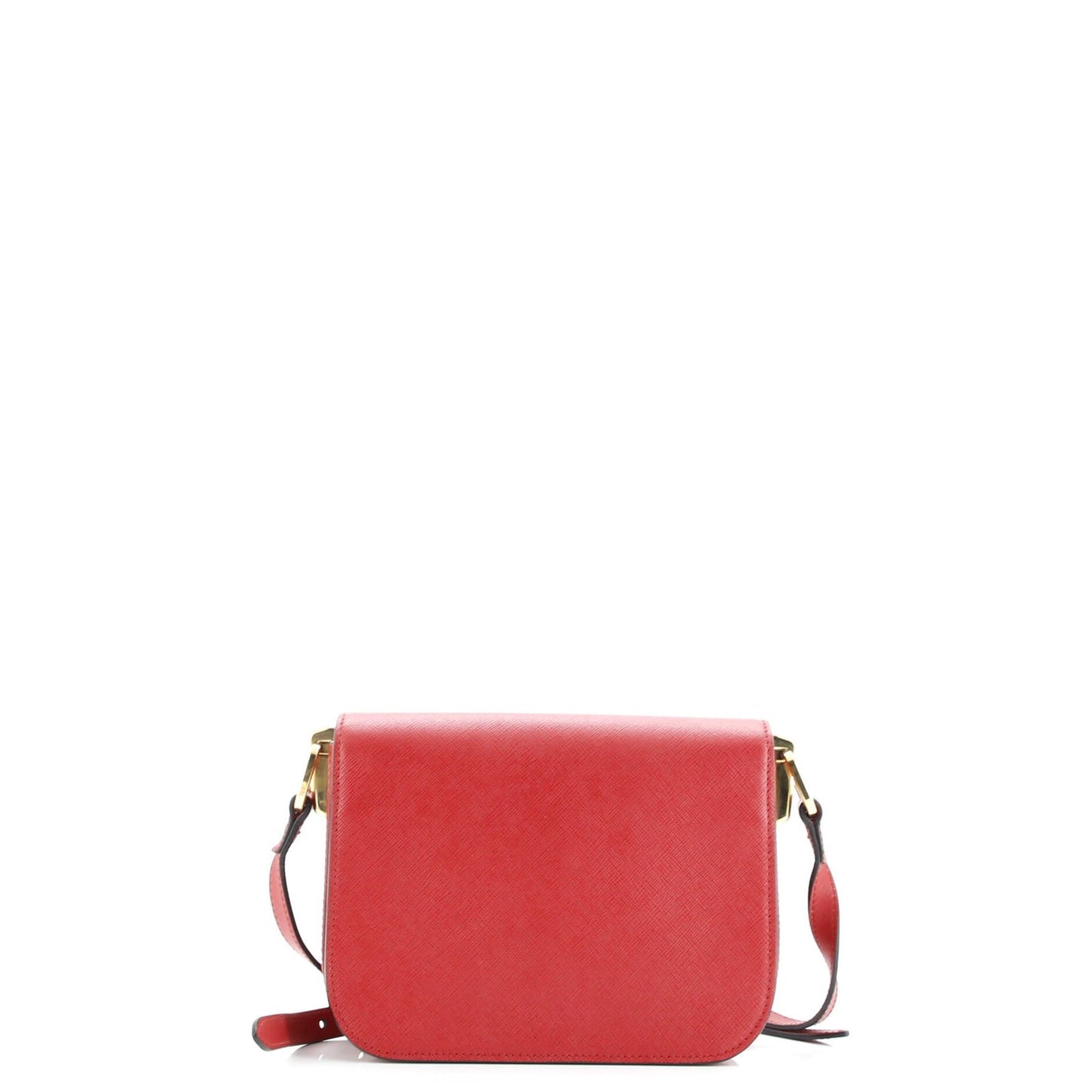 Prada Embleme Flap Bag Saffiano Leather Small