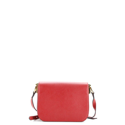 Prada Embleme Flap Bag Saffiano Leather Small