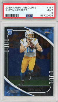 Justin Herbert 2020 Panini Absolute Rookie Card