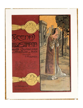 Scena Illustrata Arts Literature Music Theatre Greek Woman 1932