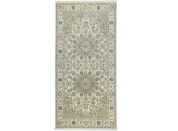 Rare Size Floral Classic Indo-Nain Oriental Rug