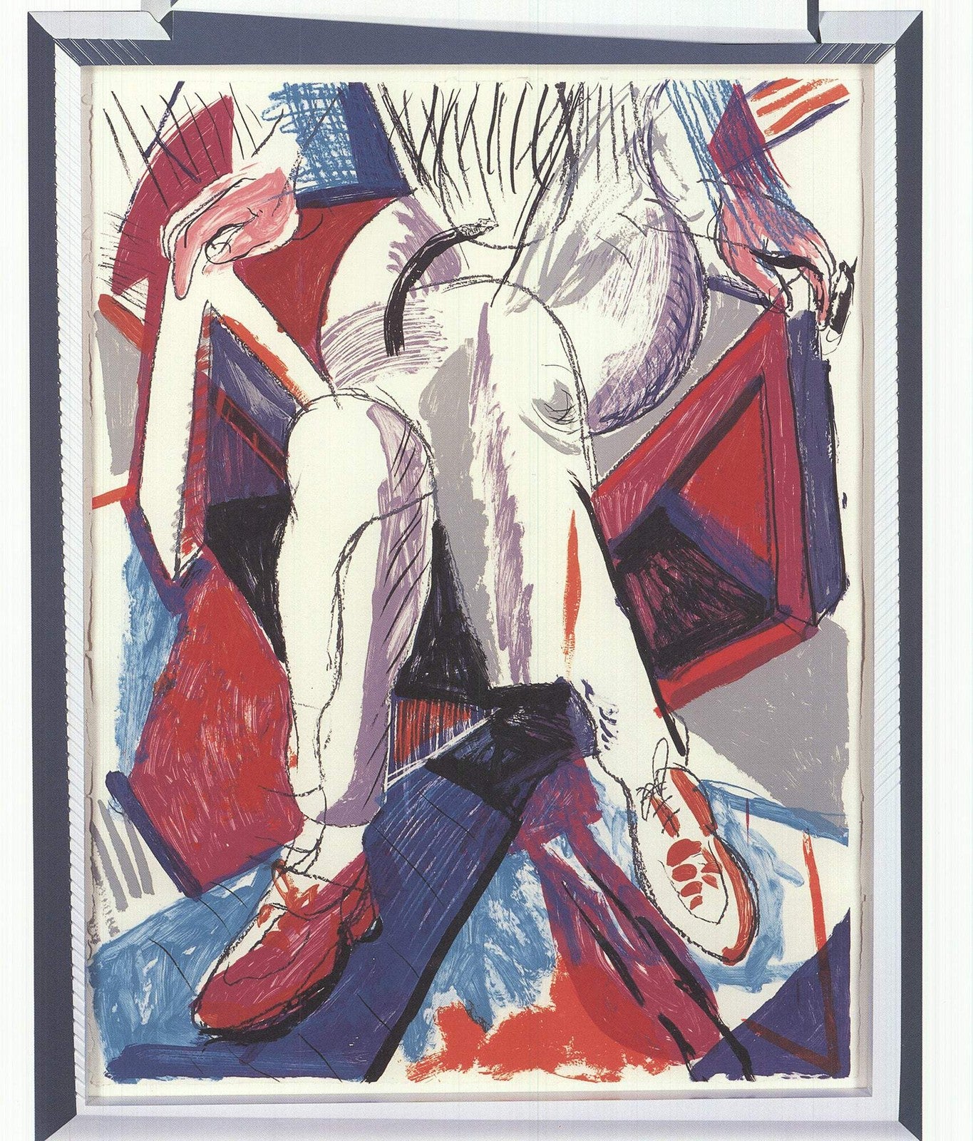 David Hockney An Image Of Gregory " Offset Lithograph Pop Art